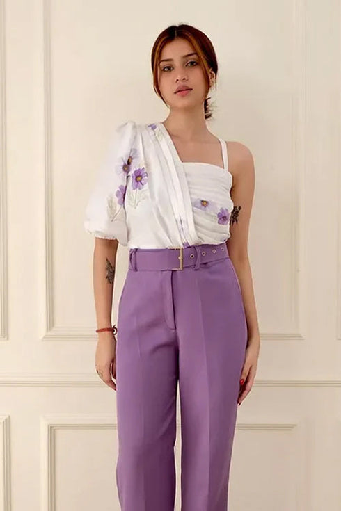 Myra Floral Lavender Coord